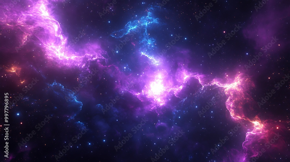 Obraz premium Neon Tunnel