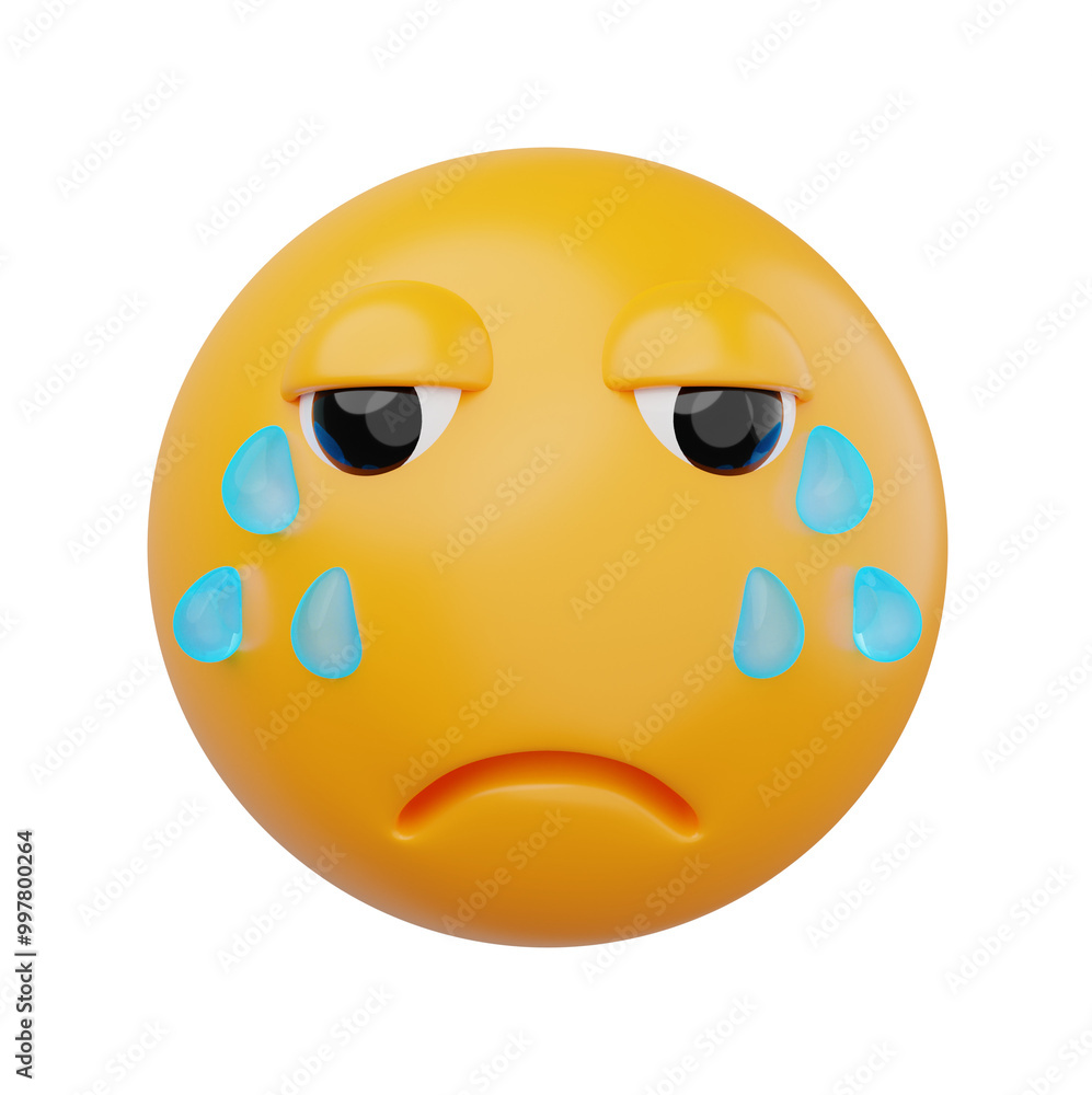 Fototapeta premium 3d render emoji illustration