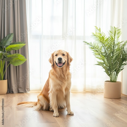 Golden Retriever Smile.