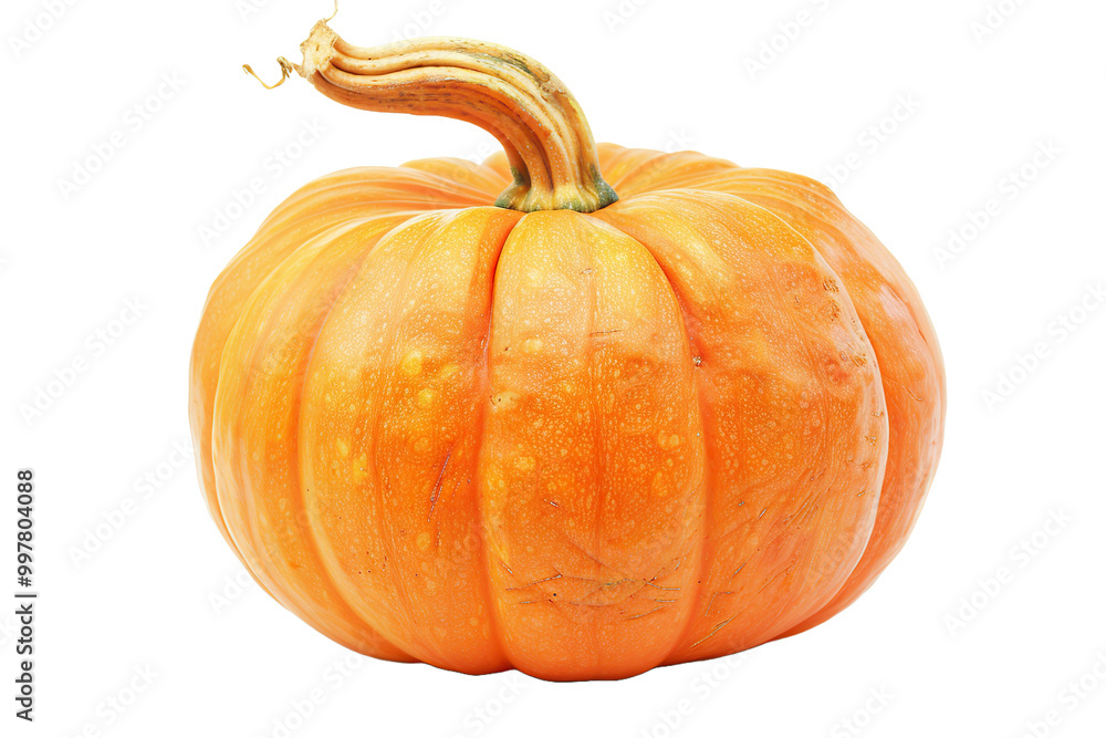 Obraz premium Pumpkin isolated on transparent background.