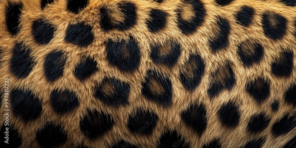 Close up of leopards fur with pattern and texture background Close up of leopards fur with pattern and texture background