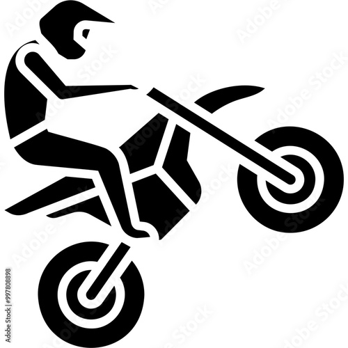 Freestyle Motorcycle Icon