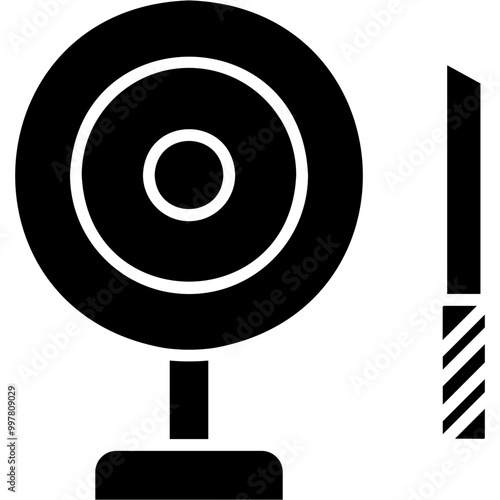 Knife Thrower Wheel Icon