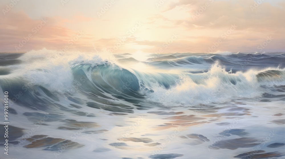 A close-up view of ocean waves crashing onto the shore, capturing the intricate textures of the water and the white foam created by the movement. A close-up view of ocean waves crashing onto the shore, capturing the intricate textures of the water and the white foam created by the movement.