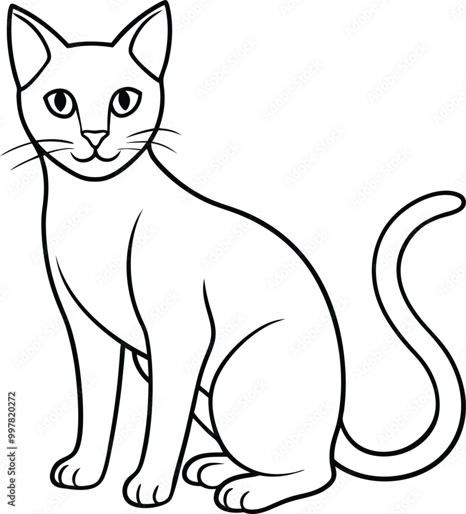 Cat silhouette vector illustration 3 Cat silhouette vector illustration 3