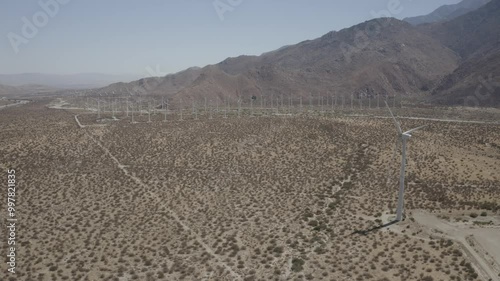Windmills in Palm Springs, California