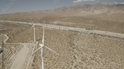 Windmills in Palm Springs, California