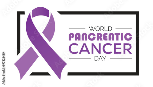 World Pancreatic Cancer Day is observed every year on November. Medical Healthcare Awareness concept. background, placard, banner template Vector illustration design.