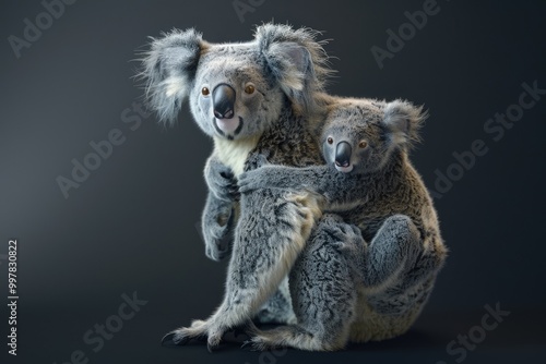 close up of a Koala bear