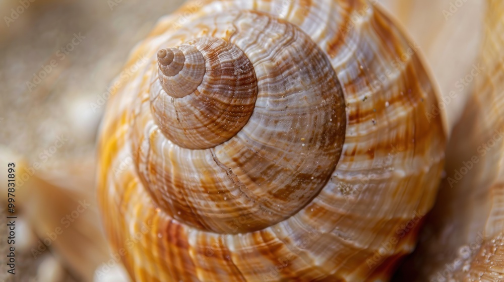 Abstract depiction of a nautilus shell, focusing on its detailed swirl. The shell's natural patterns are beautifully displayed in this art piece. Abstract depiction of a nautilus shell, focusing on its detailed swirl. The shell's natural patterns are beautifully displayed in this art piece.