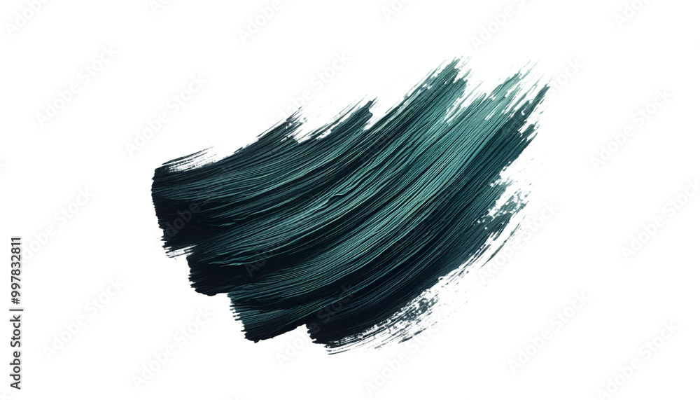 oil paint brush stroke on white and transparent background oil paint brush stroke on white and transparent background