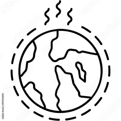 Ozone Depletion Icon