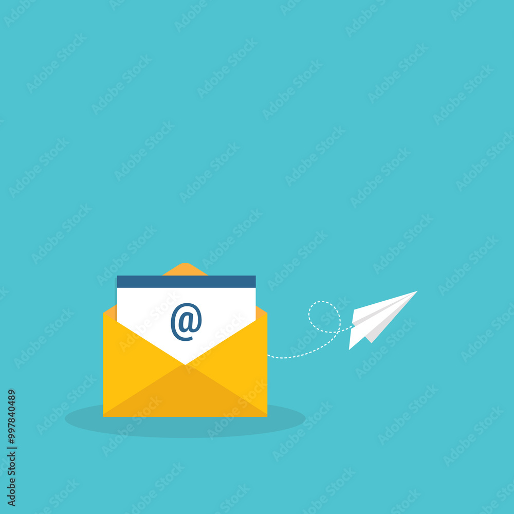 Newsletter concept. Newsletter concept.