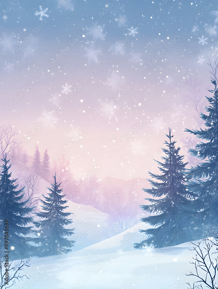 Obraz premium Christmas and New Year-themed graphic background