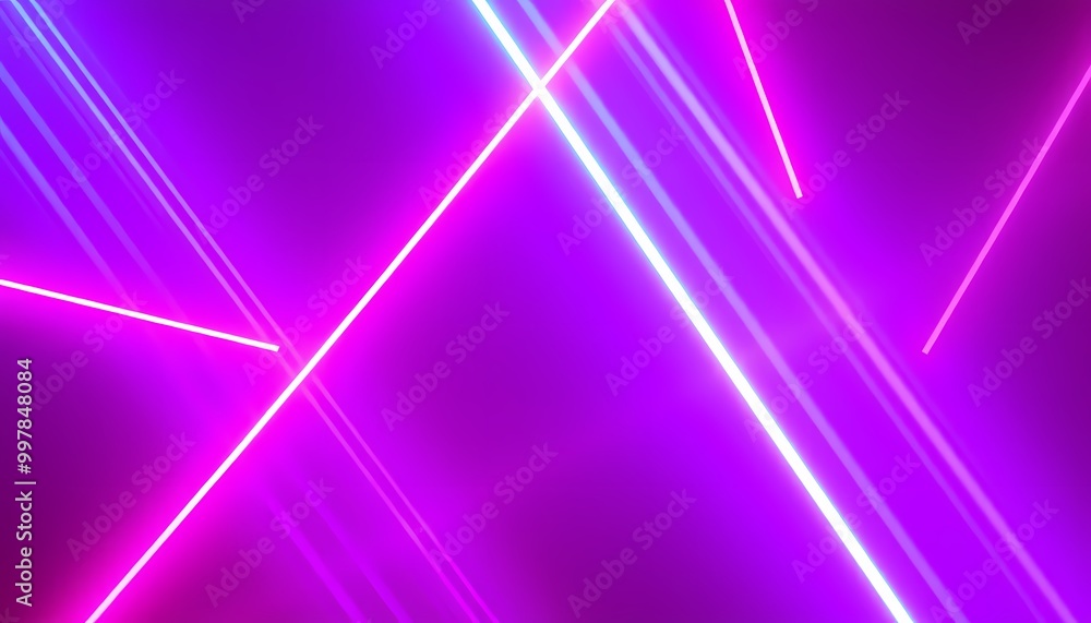 Cyberpunk Neon Energy Pulse – Pulsating Pink and Blue Light Beams in Dark Futuristic Scene Cyberpunk Neon Energy Pulse – Pulsating Pink and Blue Light Beams in Dark Futuristic Scene
