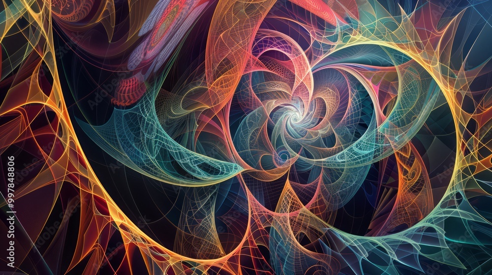 Intricate AI Generated Digital Patterns Intricate AI Generated Digital Patterns