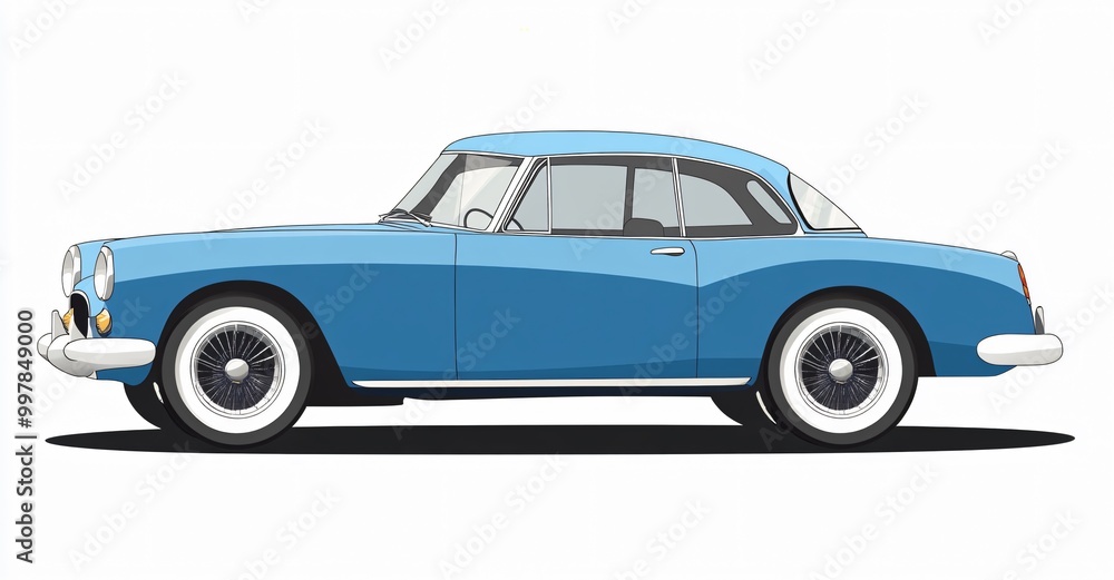 Fototapeta premium car isolated on white