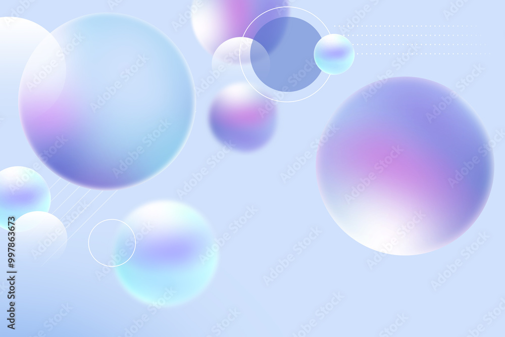 Abstract 3D geometric circle gradient soft light pastel blue purple background for graphic business technology digital design illustration web template backdrop desktop wallpaper bubbles bokeh banner Abstract 3D geometric circle gradient soft light pastel blue purple background for graphic business technology digital design illustration web template backdrop desktop wallpaper bubbles bokeh banner