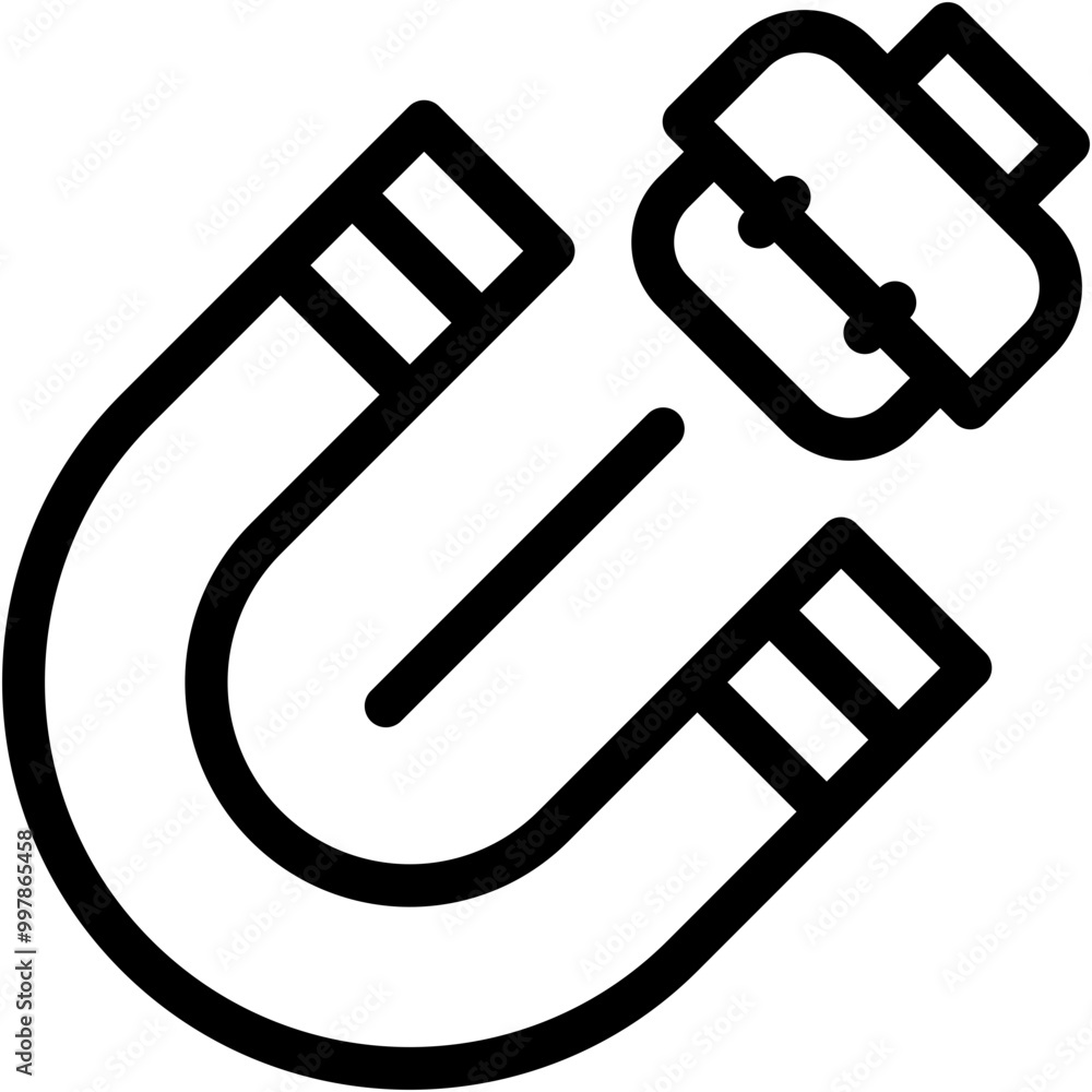 Vector Icon Business Attraction, Attraction, Magnetic Field, Magnet, Business And Finance, Attract Vector Icon Business Attraction, Attraction, Magnetic Field, Magnet, Business And Finance, Attract