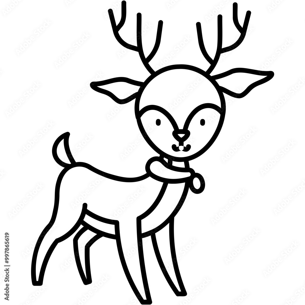 Reindeer Icon Reindeer Icon