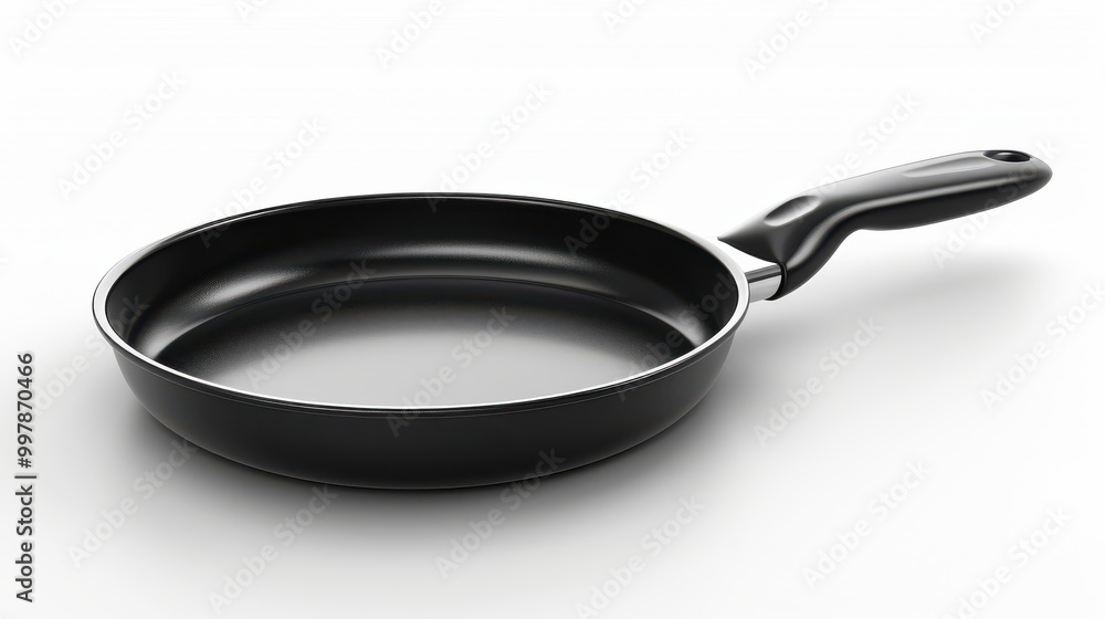 3d teflon frying pan isolated on white background 3d teflon frying pan isolated on white background