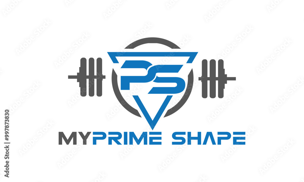 Creative gym logo design template Creative gym logo design template