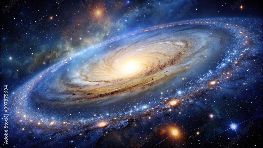 Extreme close-up view of galaxy filled with stars, space dust, and cosmic wonders Extreme close-up view of galaxy filled with stars, space dust, and cosmic wonders