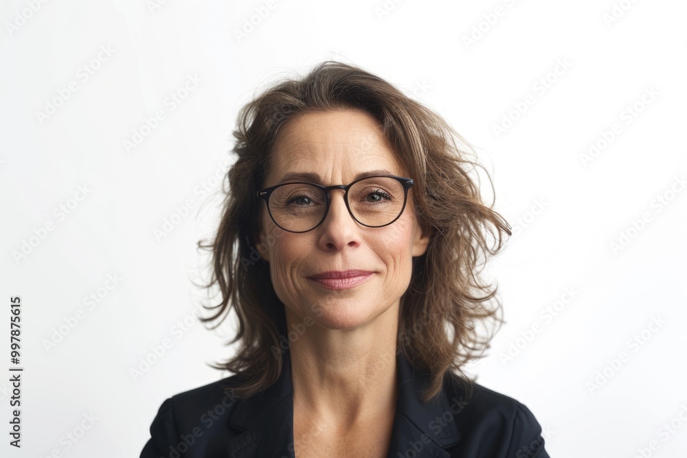 Obraz premium portrait of a woman with glasses