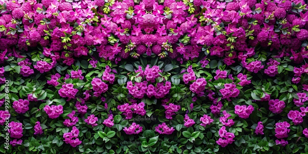 Fototapeta premium field of pink flowers