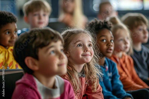 A varied group immerses in a dynamic educational experience that ignites curiosity and fosters a love for learning.