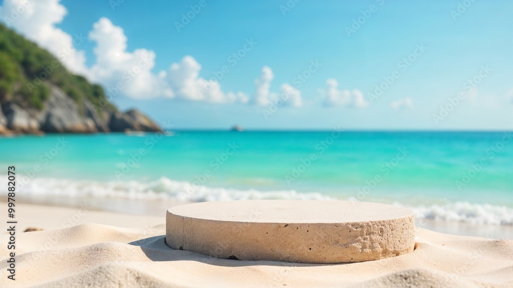 A peaceful beach scene with a chair under palm trees, ideal for vacation, travel, and relaxation content. A peaceful beach scene with a chair under palm trees, ideal for vacation, travel, and relaxation content.