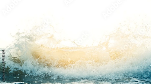 Ocean Waves Crashing photo