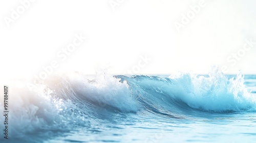 Ocean Waves Crashing photo