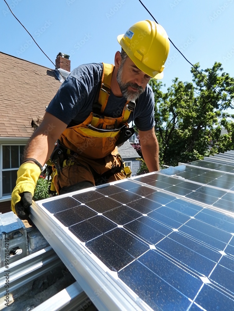 Trimming aluminum tracks for the installation of solar energy systems. Trimming aluminum tracks for the installation of solar energy systems.