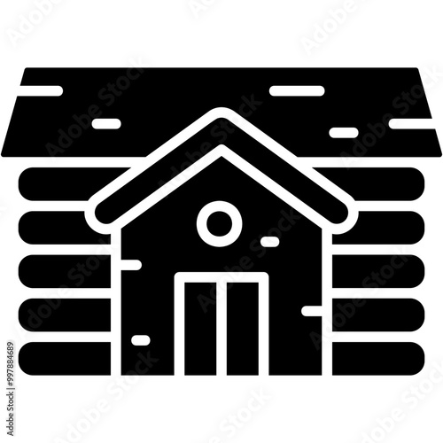 Log House Icon