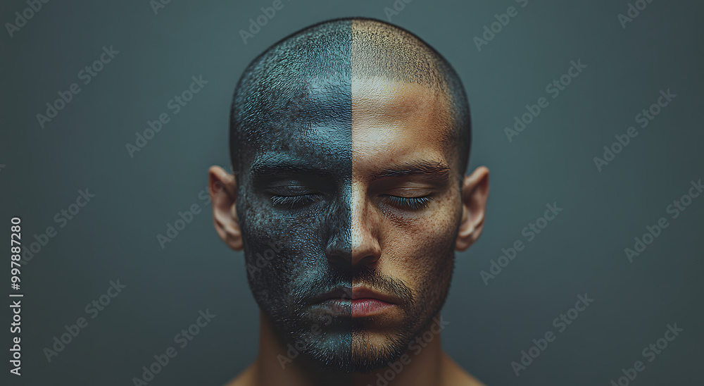 A Man with Half of His Head Shaved, the Other Side Styled with Long Hair, Capturing a Bold and Unique Expression of Personal Identity, Fashion, and Self-Confidence
A Man with Half of His Head Shaved, the Other Side Styled with Long Hair, Capturing a Bold and Unique Expression of Personal Identity, Fashion, and Self-Confidence