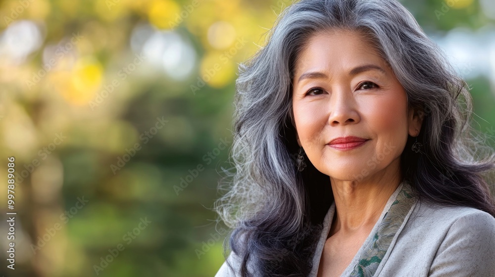 Portrait of a Woman with Silver Hair Portrait of a Woman with Silver Hair