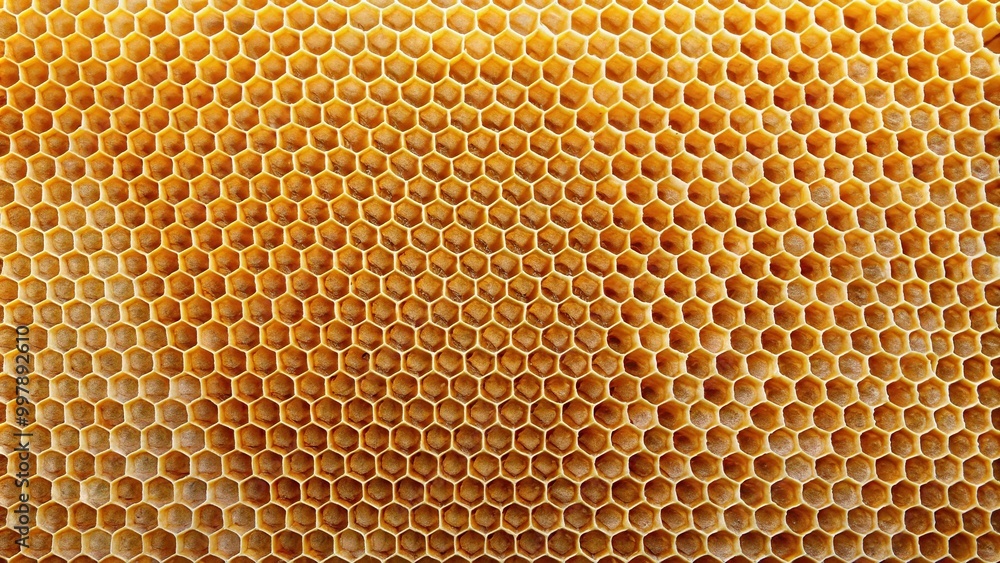 Eye level view of honeycomb pattern, dreamy and vibrant Eye level view of honeycomb pattern, dreamy and vibrant