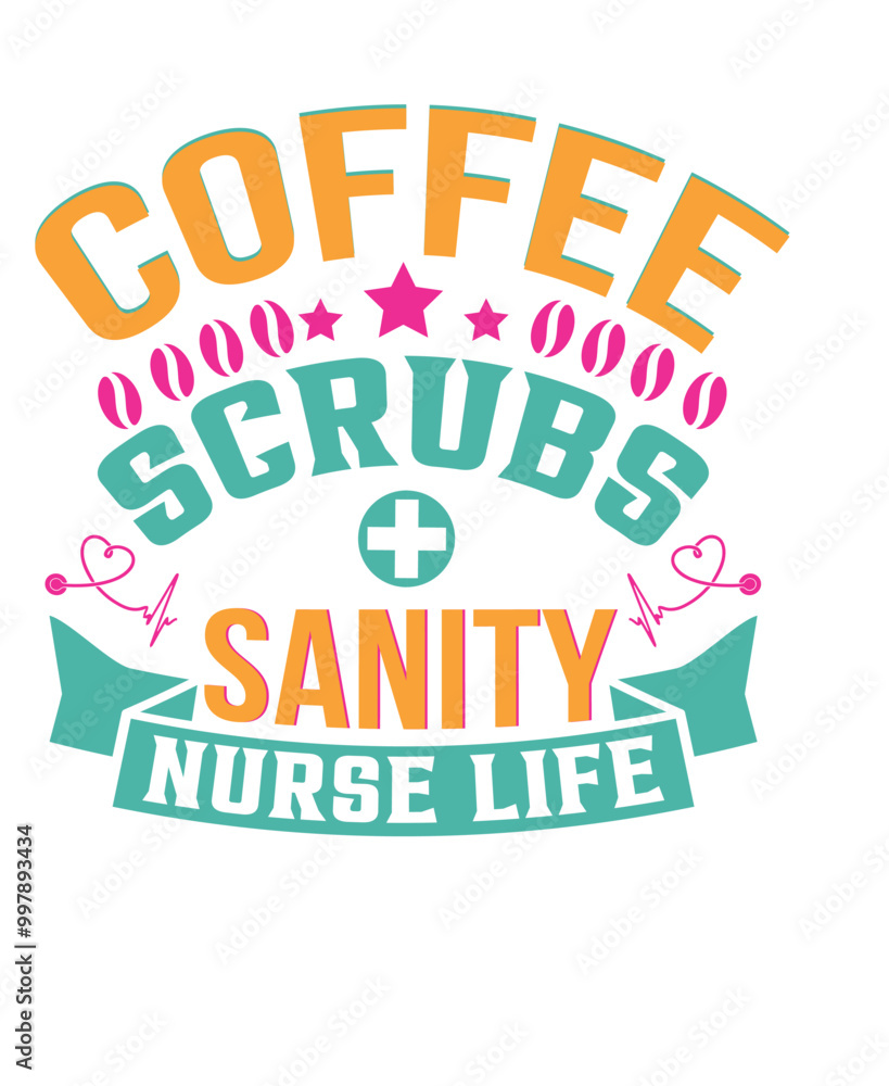 Obraz premium Nurse t shirt designs T-shirt design