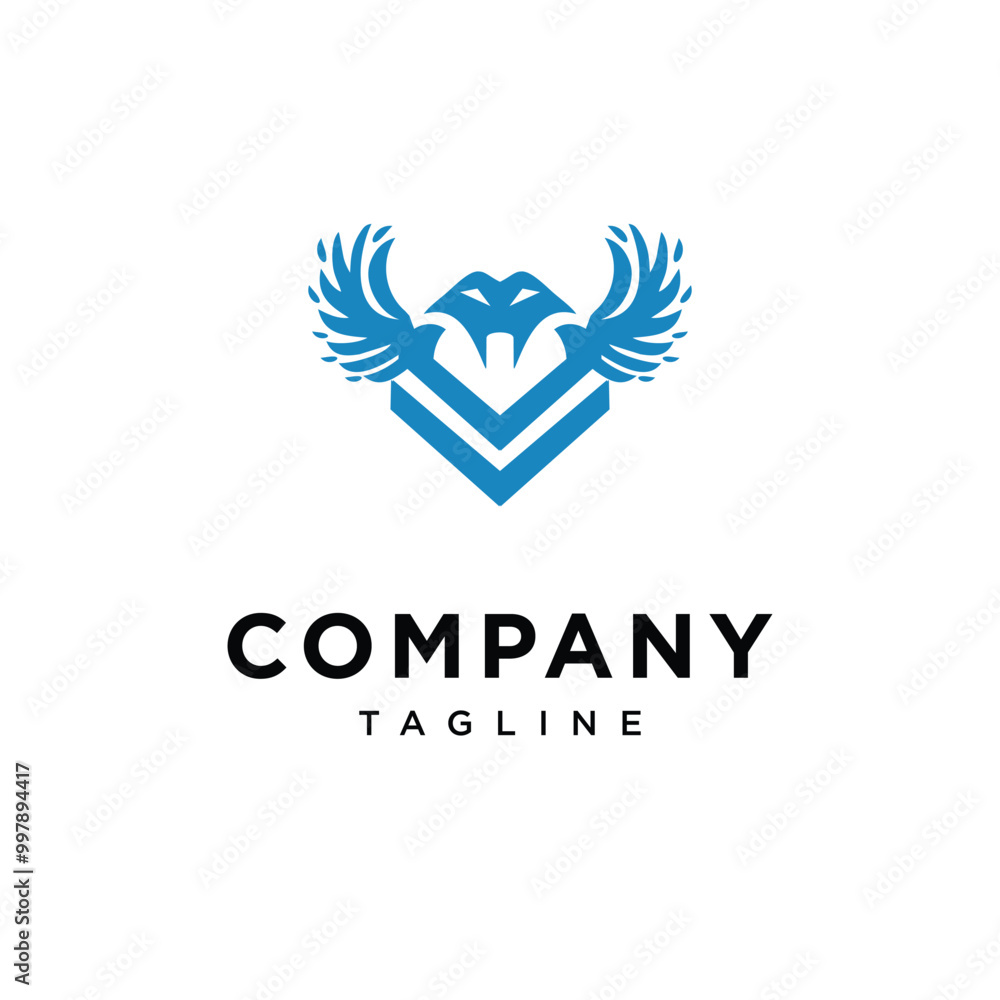 Snake Angel wings logo icon vector Snake Angel wings logo icon vector