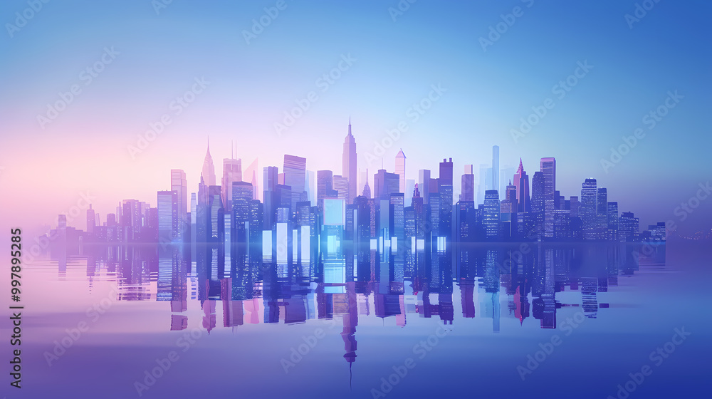 abstract city skyline abstract city skyline