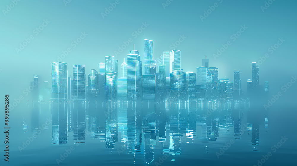 abstract city skyline abstract city skyline
