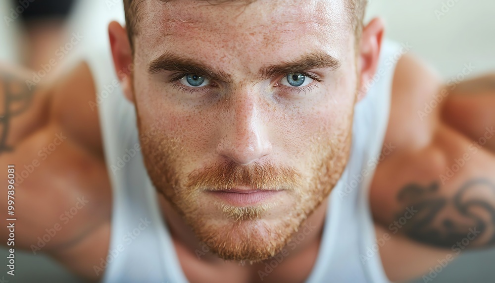 Obraz premium Fitness training tailored for men, targeting strength and endurance