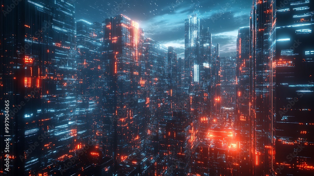 Neon Cityscape Neon Cityscape