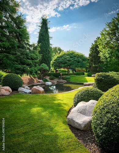 garden in the park