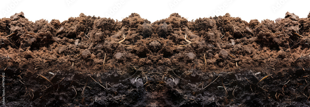 Soil cut out, isolated on transparent background. Soil cut out, isolated on transparent background.