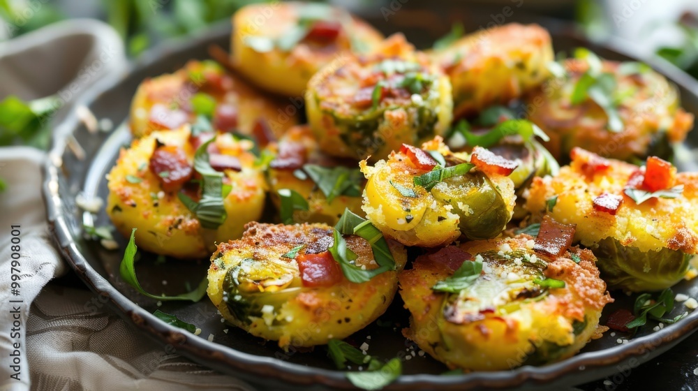 Savory Stuffed Potatoes with Bacon, Cheese, and Fresh Herbs Savory Stuffed Potatoes with Bacon, Cheese, and Fresh Herbs