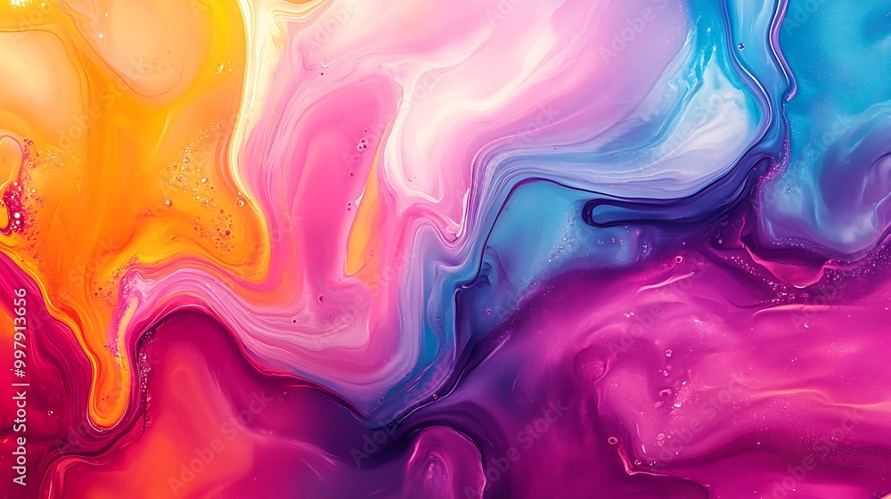 Abstract Swirling Colors Abstract Swirling Colors