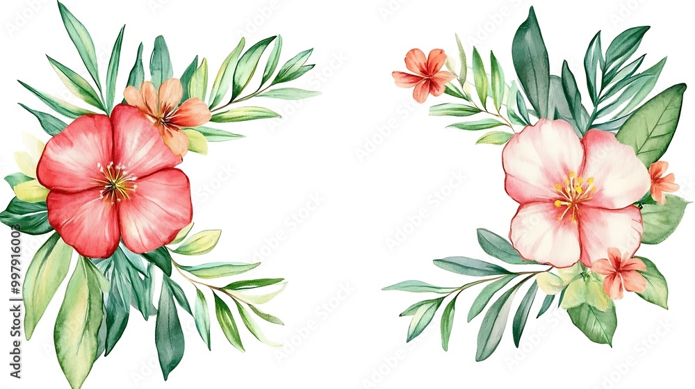 Obraz premium Watercolor Floral Art