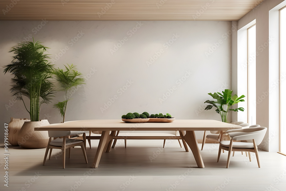 Fototapeta premium modern office meeting room interior design